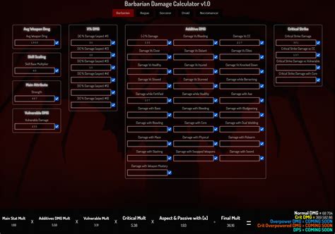 Enhance Your Diablo 4 Experience with our Damage Calculator Tool v1.0