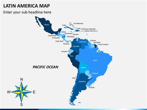 Latin America Map Powerpoint Ph