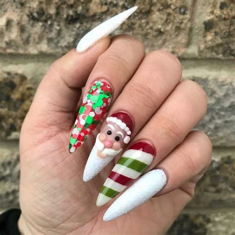 Pin By Camila Mendez On Nails Xmas Nails Christmas Nail Designs
