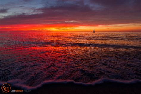 Beach Sunset Venice Florida Landscape Photography