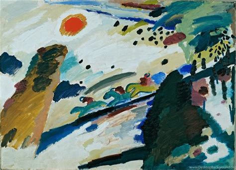 Romantic Landscape 1911 Wassily Kandinsky