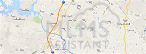 Fort Mill Sc Zip Code Map - Wall Map Of The World