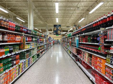 The Soda Aisle At A Grocery Store Editorial Image Image Of Beverage