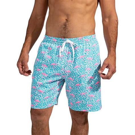 Chubbies Mens Domingos Are Flamingos Stretch Swim Trunks 7 In Academy