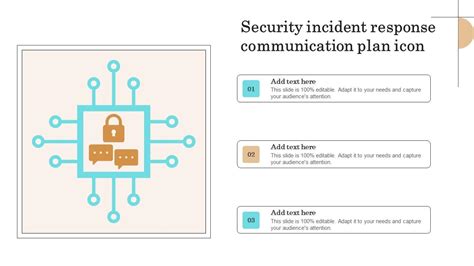 Security Incident Response Communication Plan Icon Professional Pdf