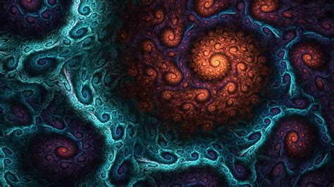 Fractal Circles Hd Desktop Wallpaper Widescreen High Fractal Art Abstract Fractals