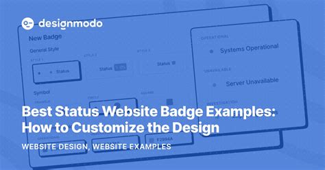 Best Status Website Badge Examples How To Customize The Design