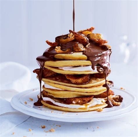 Nothing Gets A Morning Cheer Like A Stack Of Fluffy American Pancakes