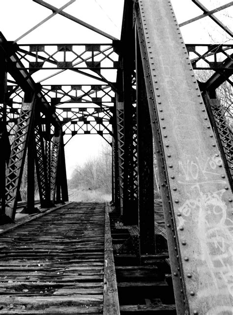 Bridge Old Train Bridge Along Merrimack River Nashua Side Flickr