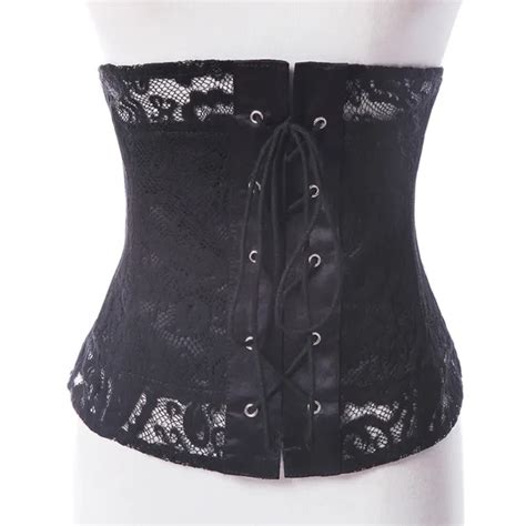 medieval gothic black lace up bustier corset vintage girdles belt waist cincher 21 19 picclick