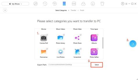 Choose where you want to store your imported photos. Easy&Quick 4 Ways to Transfer iPhone Photos to Computer ...