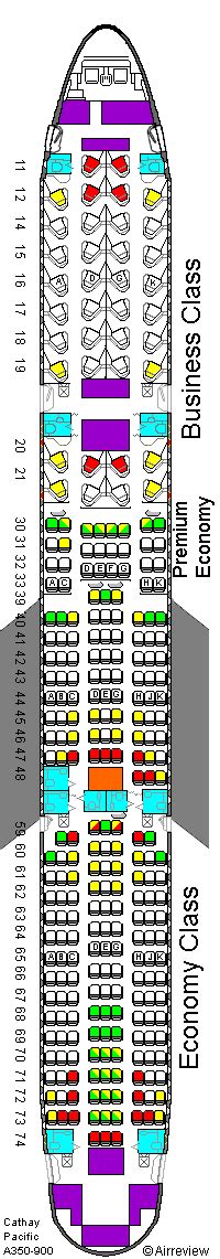 Cathay Pacific A359 Premium Economy Seat Map Elcho Table