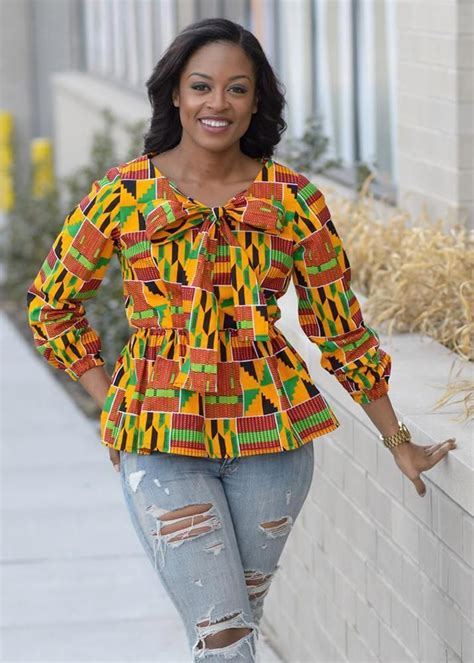 African Style And Sizzle Image By Ablekingkaine African Print Tops