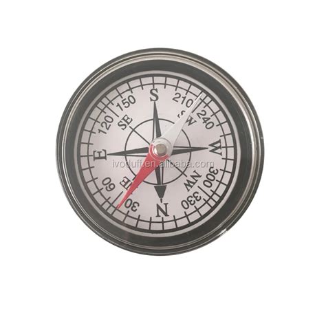 Plastic Compass Various Style Clear Liquid Filled Plastic Button Small