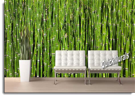 Bamboo Backround Peel And Stick Wall Mural
