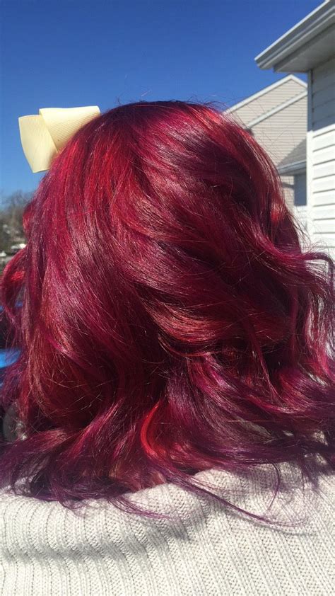 Xlauraah Redpurplehair Red Purple Hair Red Purple Hair Hair Styles