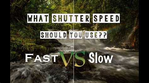What Is The Best Shutter Speed For Waterfalls Landscape Photography