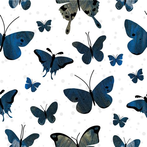 Blue Glitter Butterfly Wing Butterfly Canvas Picture Tenstickers