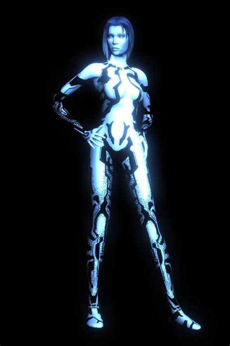 Cortana Pose Test By DarklordIIID Deviantart Com On DeviantART
