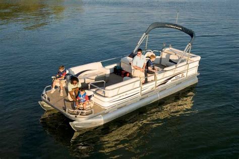 Research Sun Tracker Party Barge 24 Signature Pontoon Boat On