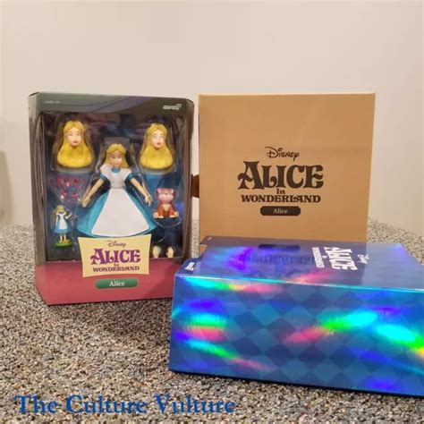 Super7 Disney Ultimates Alice In Wonderland Alice Figure In Hand Brand New 5499 Picclick
