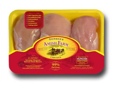 Gerbers Amish Farm Fresh Chicken Breast 1 Lb Dillons Food Stores