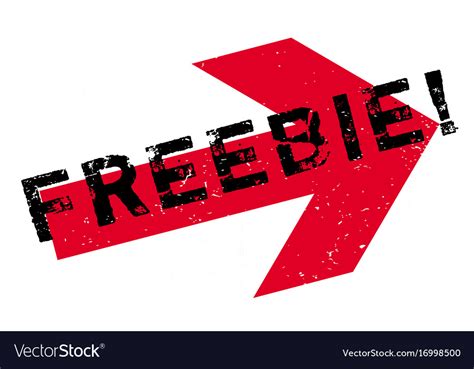 Freebie Rubber Stamp Royalty Free Vector Image