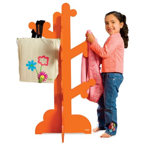 Wooden Clothes Rack For Kids From Pkolino