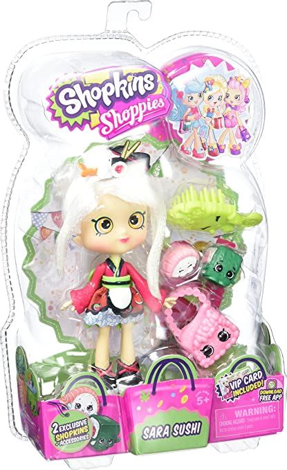 Shopkins Shoppies S2 W2 Dolls Sara Sushi Uk Toys And Games