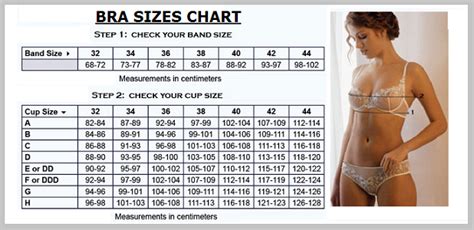 Because bra bands tend to strech over time, your bra should fit firmly on the loosest hook when new. bra sizes diagram - Charts