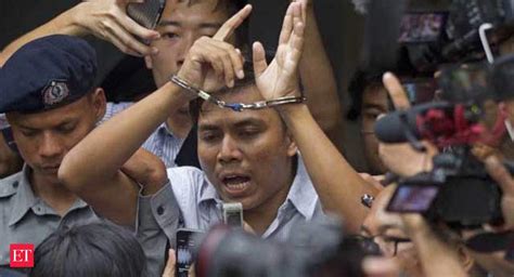 Violating State Secrets Act Myanmar Court Sentences Two Reuters Reporters To 7 Years In Prison