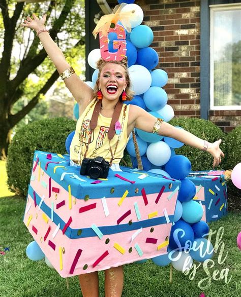 South By Sea Southbyseacollege Delta Gamma Dg Bid Day Sprinkles Cake Sorority