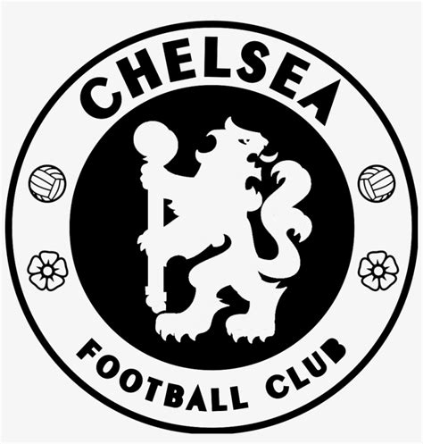 Chelsea Fc Logo Black And White Free Transparent Png Download Pngkey