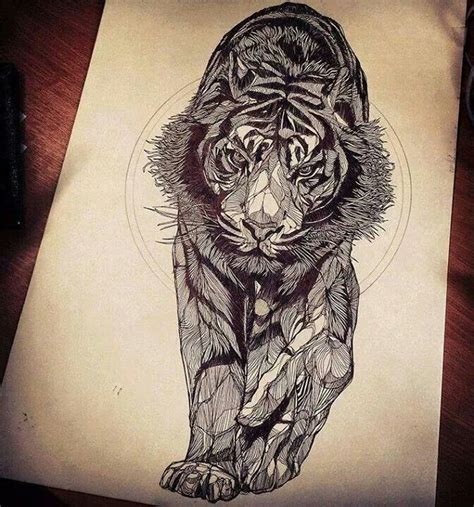 ♥ Tatoo Tiger Lion Tattoo Leg Tattoos Body Art Tattoos Cool Tattoos