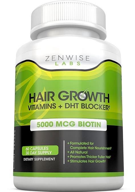 Vitamins have different jobs to help keep the body working properly. Hair Growth Vitamins Supplement - Treehouse Premium Brands