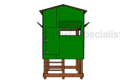 8x8 Elevated Deer Blind Plans Etsy