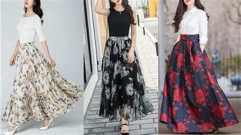 Latest Shirt With Long Skirt Outfits 2021 Casual Skirts Designs