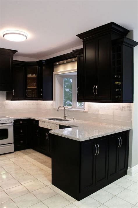 Elegant Black Kitchen Cabinets The Best Kitchen Ideas