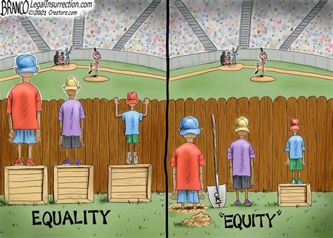 Branco Cartoon Equal Opportunity