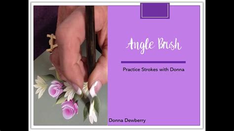 Learn To Paint FolkArt One Stroke Practice Strokes With Donna