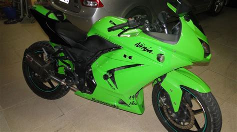 Bright green fairing for kawasaki ninja 250 ex250r 2008 09 2010 11 2012 bodywork. Kawasaki Ninja 250R 2010/2010 - Salão da Moto - 2553