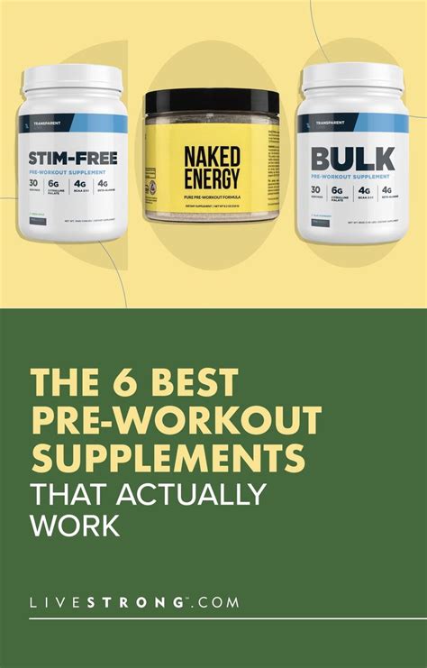 The 6 Best Pre Workout Supplements That Actually Work In 2022 Best Pre