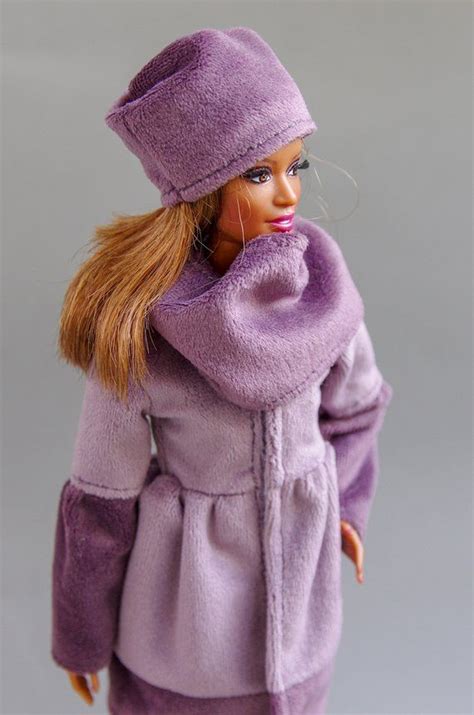 barbie doll clothes barbie winter coat barbie clothes etsy doll