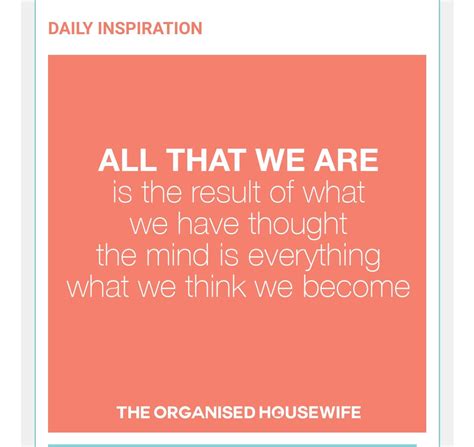 Organised Housewife Daily Inspiration Everything Mindfulness