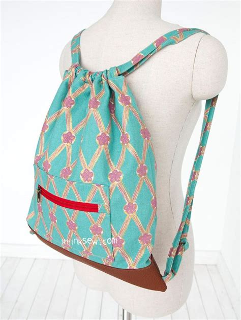 Marida Drawstring Backpack Pdf Sewing Pattern Etsy France Modèle De