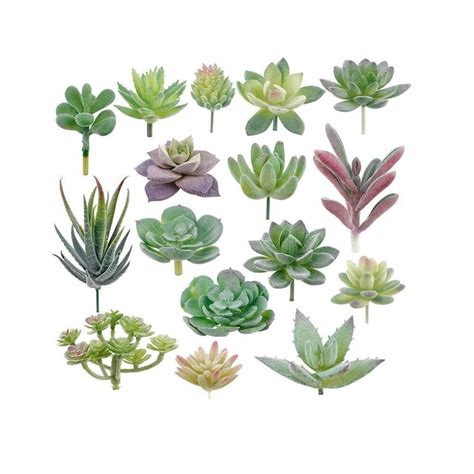 20 Pack Artificial Succulent Plants Fake Decorations Michaels