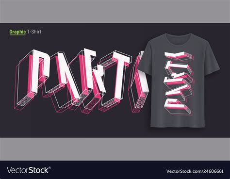 Power Graphic T Shirt Design Typography Print Vector Image