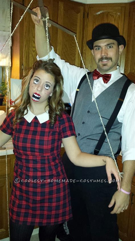 Fun And Unique Marionette And Puppet Master Couple Costume Halloween