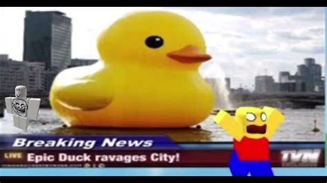 Epic Duck Ravages City Roblox YouTube
