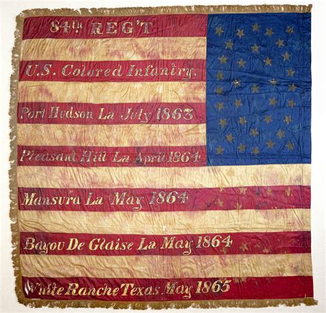 United States Colored Troops Flag National Museum Of American History